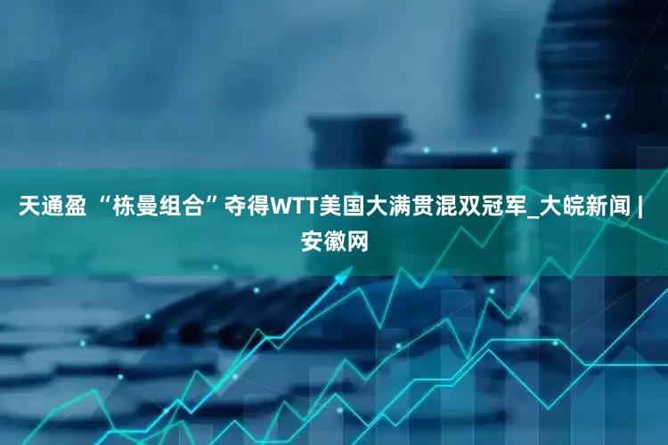 天通盈 “栋曼组合”夺得WTT美国大满贯混双冠军_大皖新闻 | 安徽网